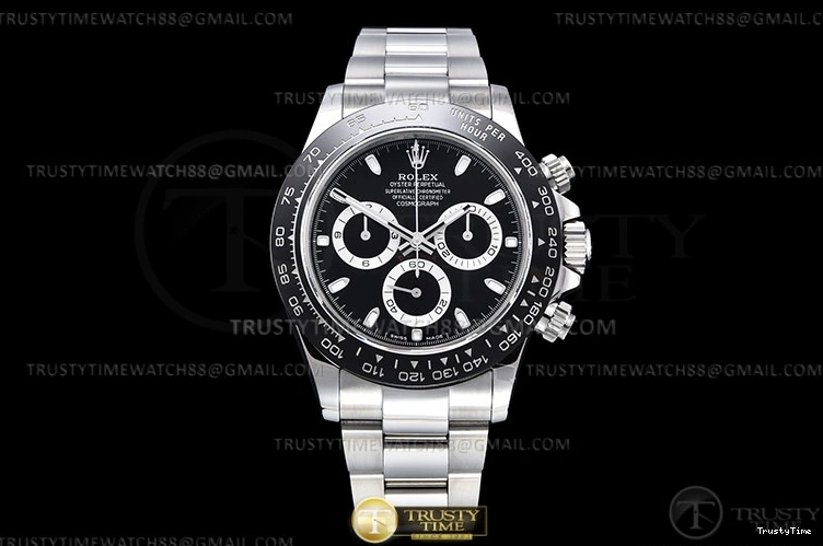 0703 Colorful ROLDYT0436B – Daytona 116500 CER SS SS Black 904L QF V3 SH 949